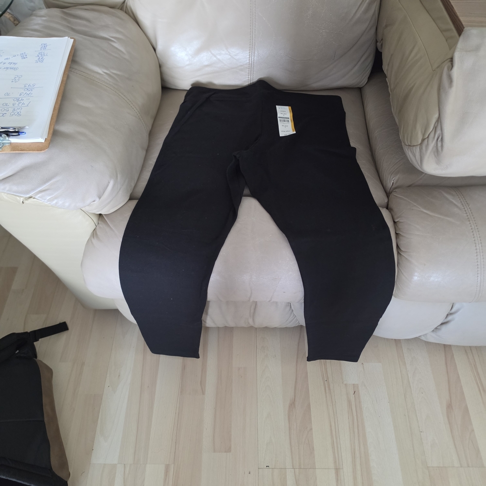 Black Women's Leggings - Classic High-Waist